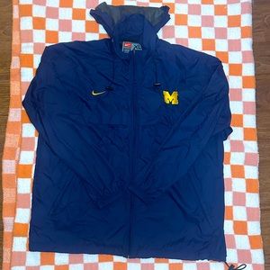 Nike Michigan full zip windbreaker jacket